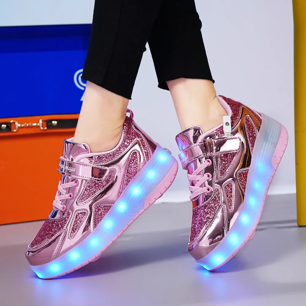 Designer LED Roller Shoes for Kids - view 6