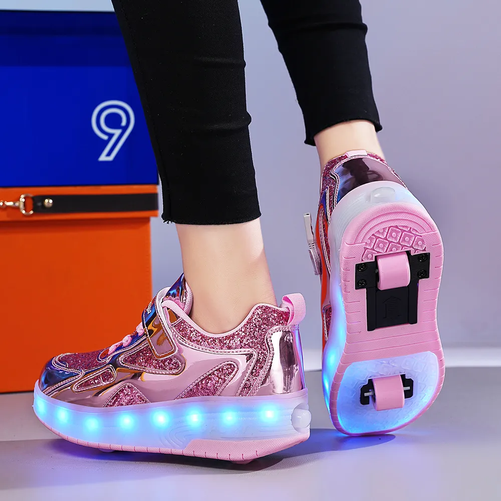 Designer LED Roller Shoes for Kids - view 5